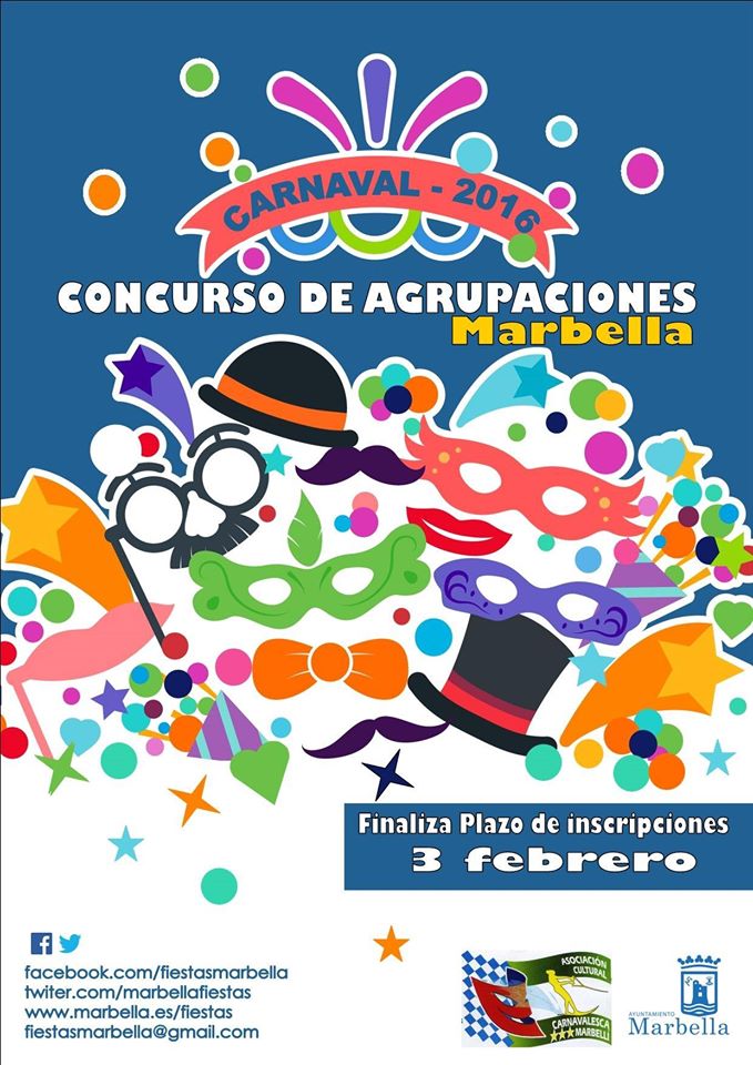  Bases XXIII Concurso de Agrupaciones Carnavalescas Marbella 2.016